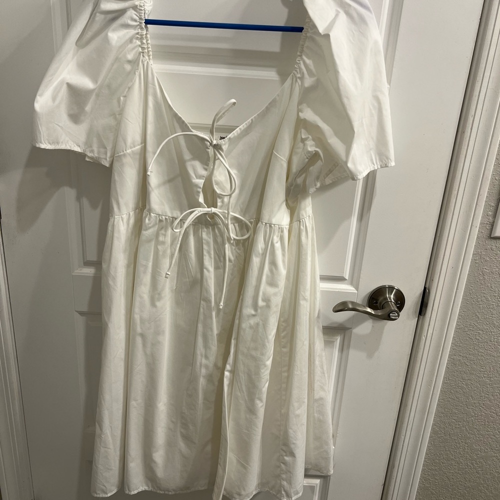 Abercrombie & Fitch - Cream Front-Tie Dress - NWT - XL Tall